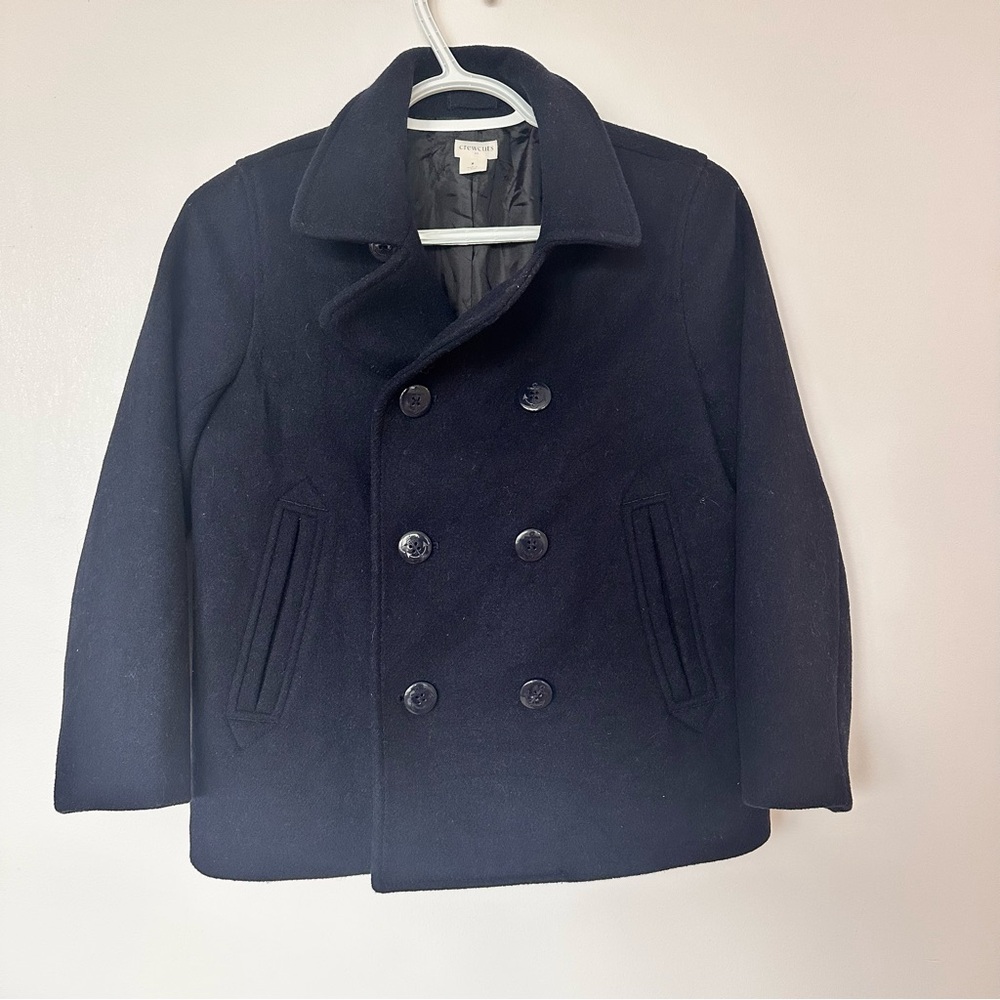 Crewcuts by J.Crew Kids Wool Peacoat (Size 8)